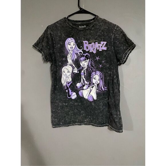 Bratz Dolls Acid Wash Tie-Dye Shirt Size Small - Picture 1 of 5